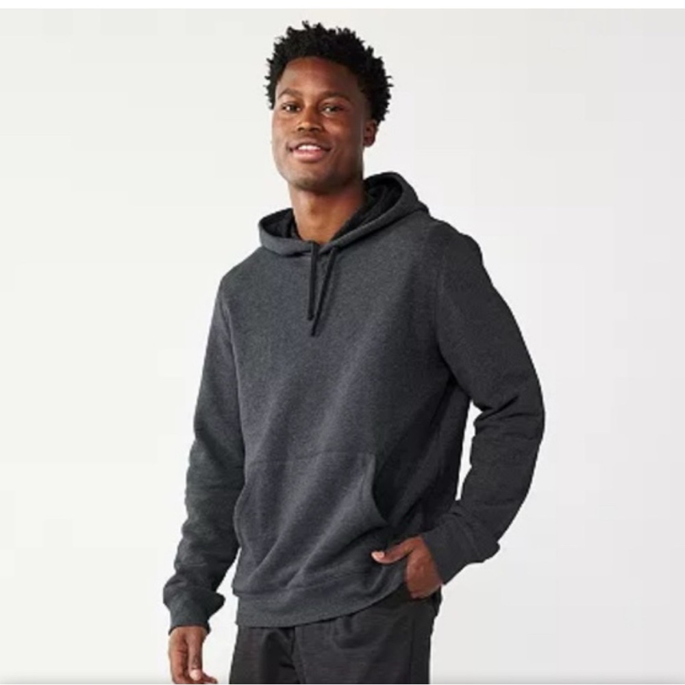 Tek Gear Men's Dark Gray Hoodie Size Large